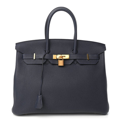 Hermes Togo Birkin 35 Bleu Nuit 1 of 10