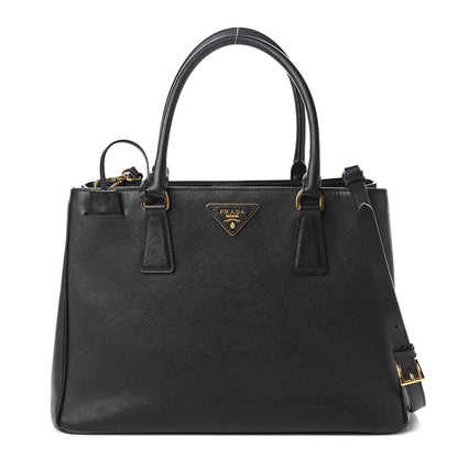 Prada Saffiano Lux Medium Tote Black 1 of 11