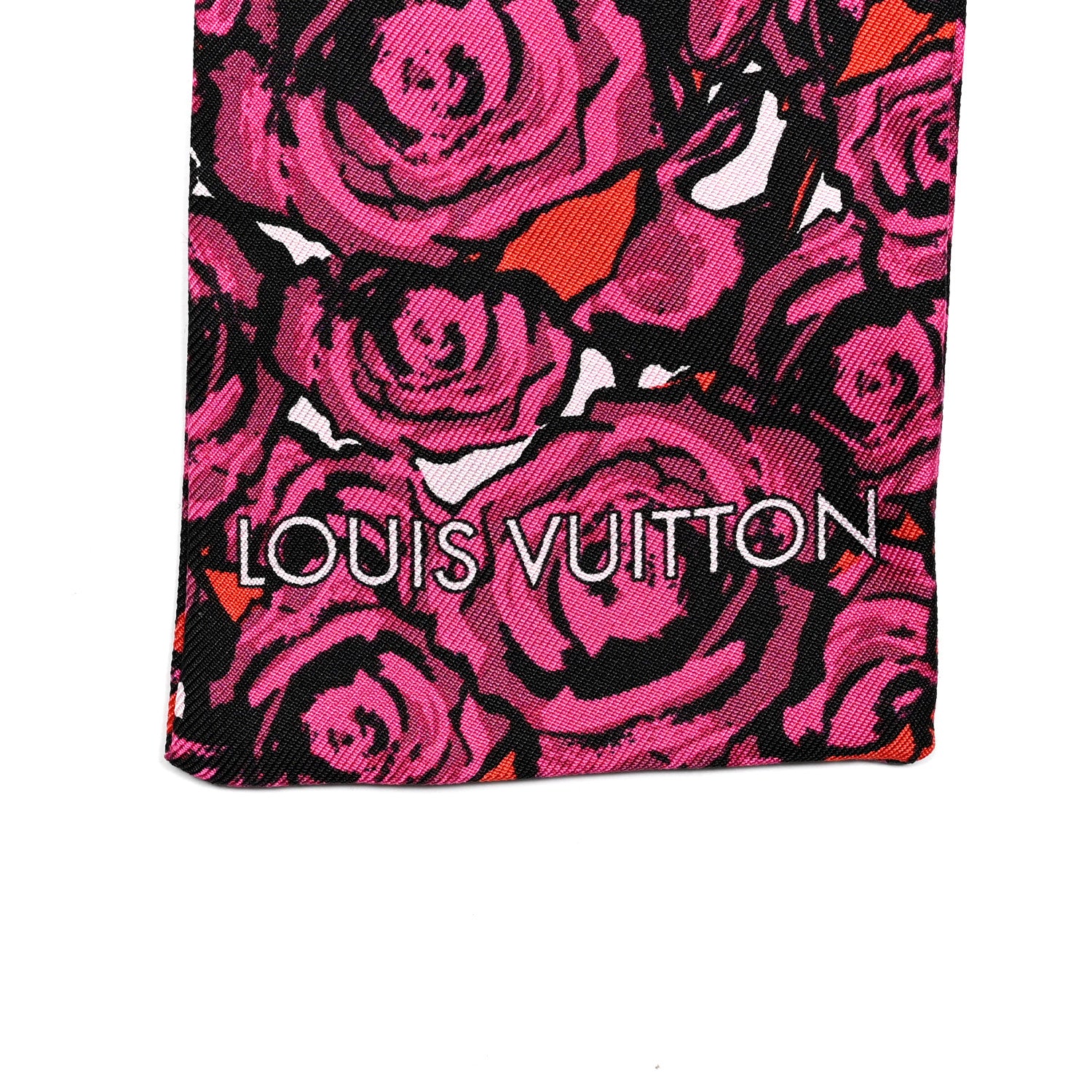 Louis Vuitton Rock n Roses Silk Bandeau Pink 4 of 4
