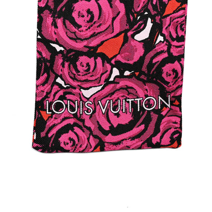 Louis Vuitton Rock n Roses Silk Bandeau Pink 4 of 4