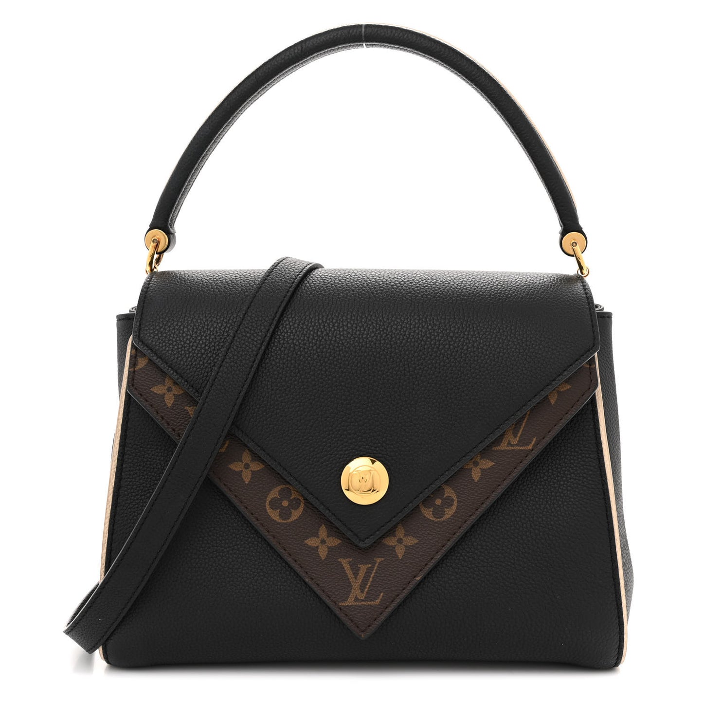 Monogram Double V Black