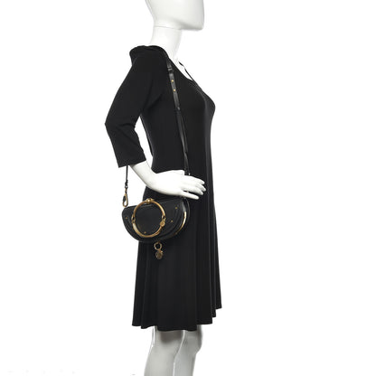 Chloe Calfskin Small Nile Bracelet Minaudiere Bag Black 2 of 10