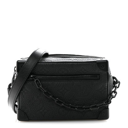 Louis Vuitton Taurillon Monogram Mini Soft Trunk Black 1 of 10