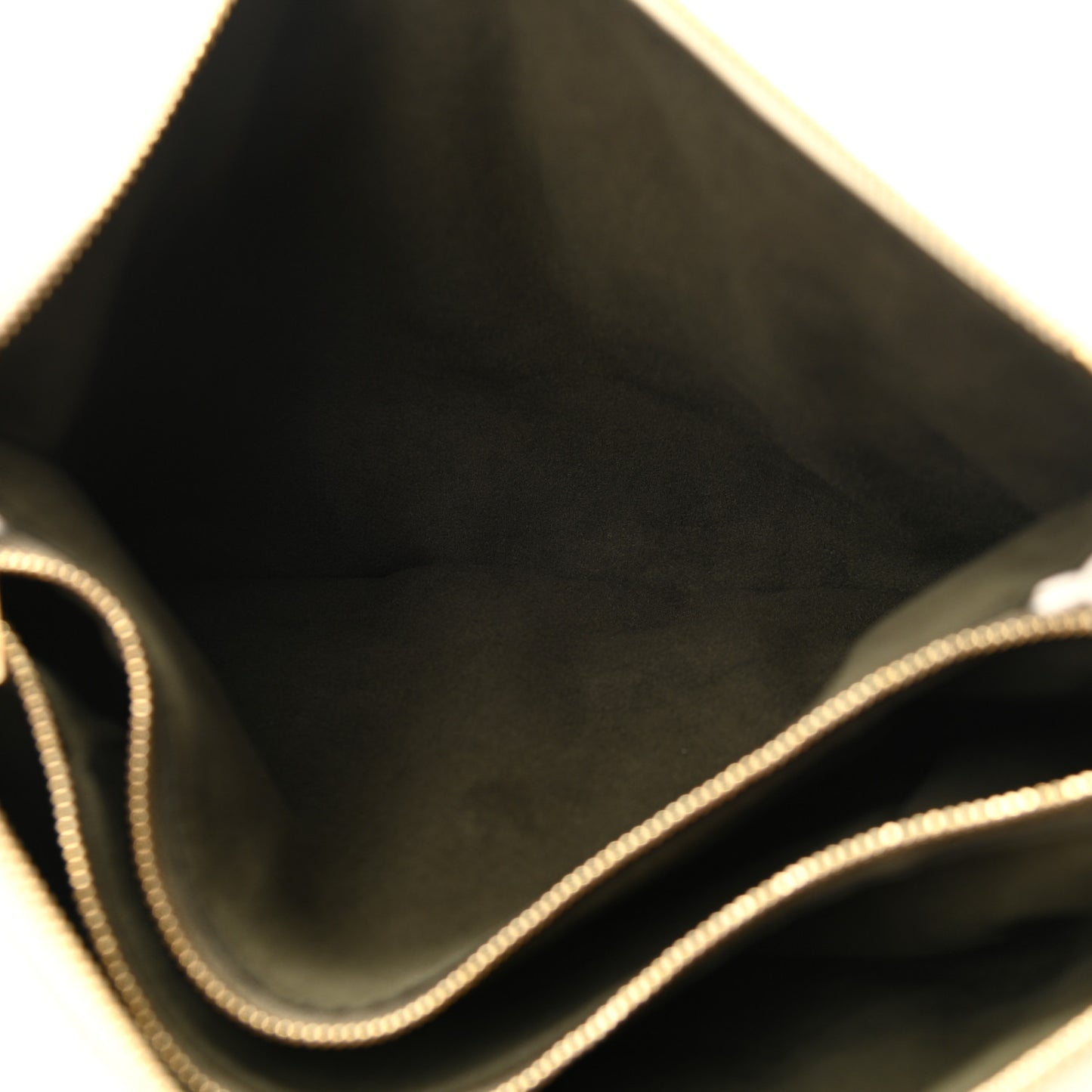 Lambskin Embossed Monogram Coussin PM Cream