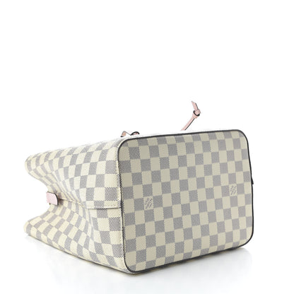 Louis Vuitton Damier Azur Neonoe MM Eau De Rose 4 of 10
