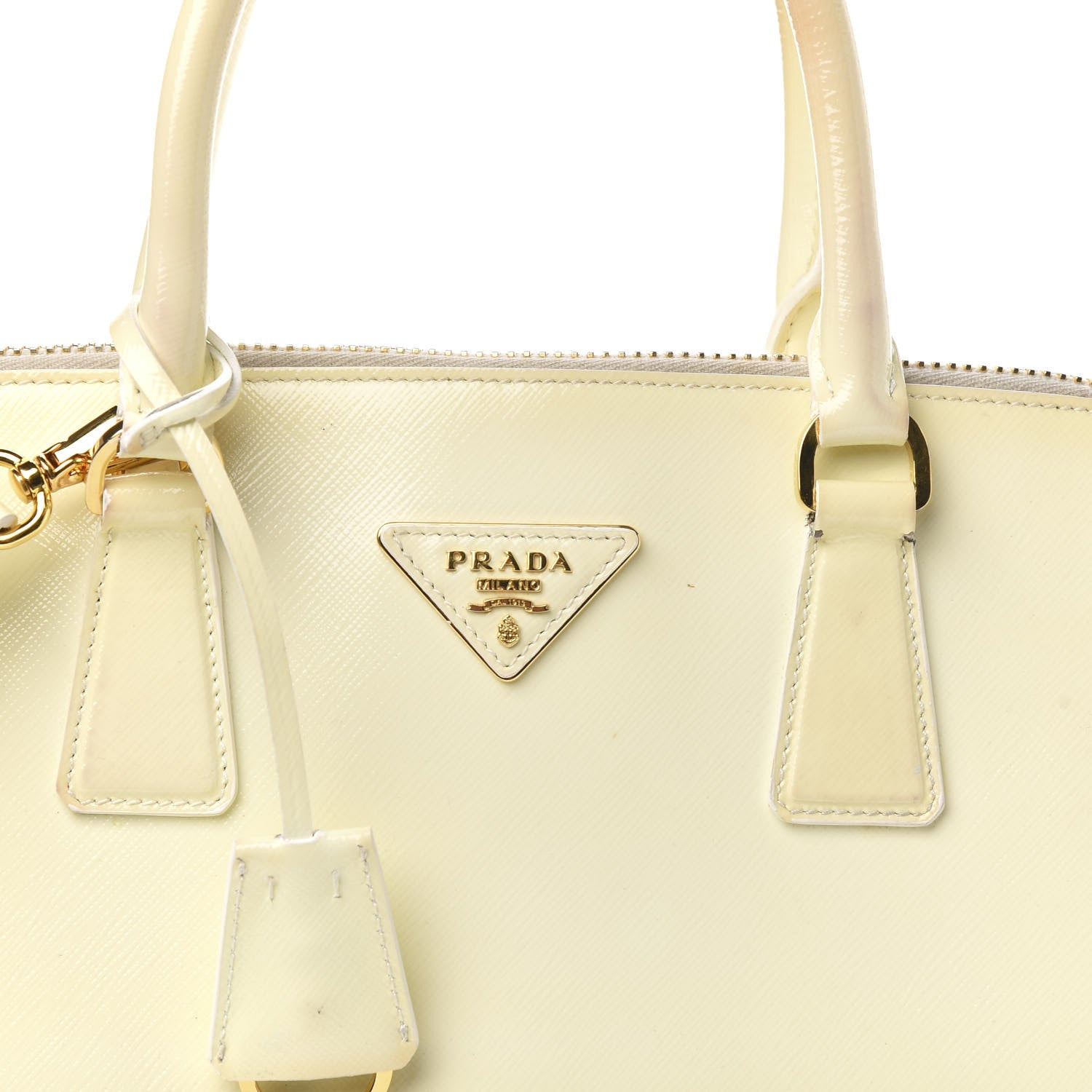 Prada Saffiano Lux Medium Promenade Tote White 15 of 15
