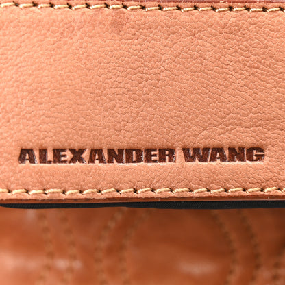 Alexander Wang Lambskin Quilted Rocco Duffel Brown 6 of 9