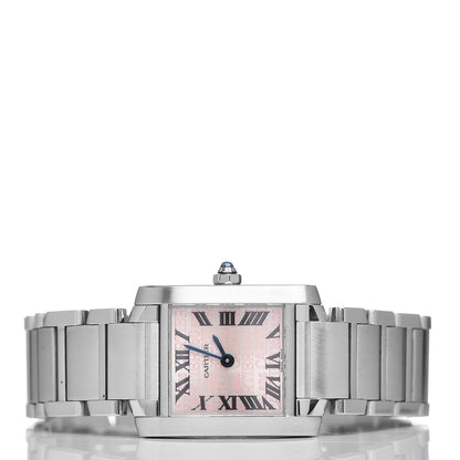 Cartier Stainless Steel 20mm Tank Francaise 160th Anniversary Quartz Watch 3 of 9
