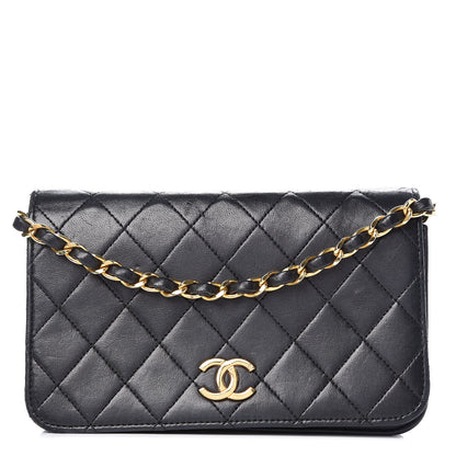 Chanel Lambskin Quilted Mini Flap Black 1 of 15