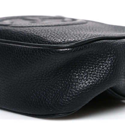 Gucci Pebbled Calfskin Mini Soho Disco Bag Black 10 of 10