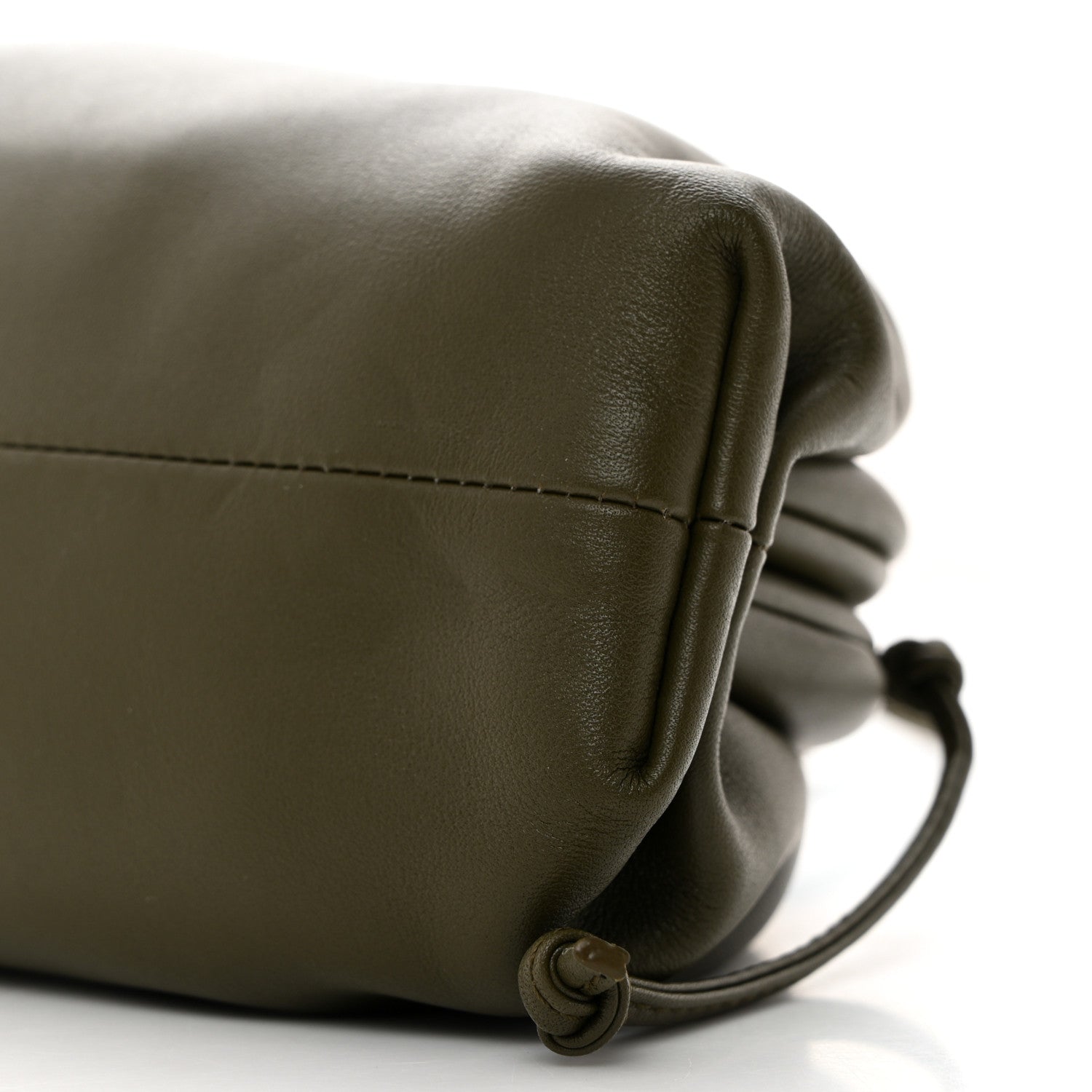 Bottega Veneta Butter Calfskin The Mini Pouch Mustard 10 of 11