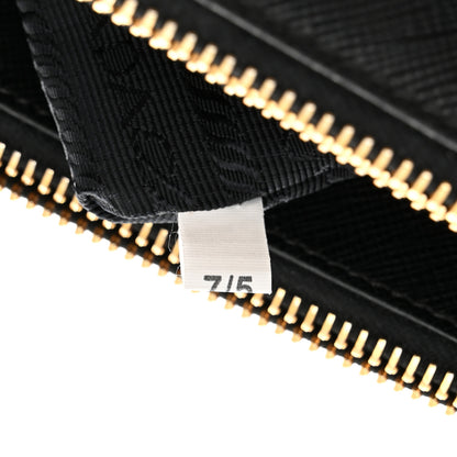 Prada Saffiano Lux Mini Galleria Double Zip Tote Black 7 of 11