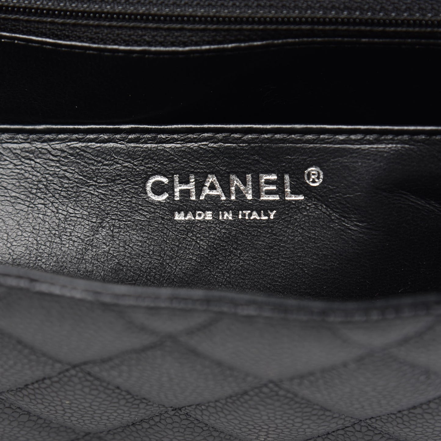 Caviar Quilted Maxi Single Flap Black
