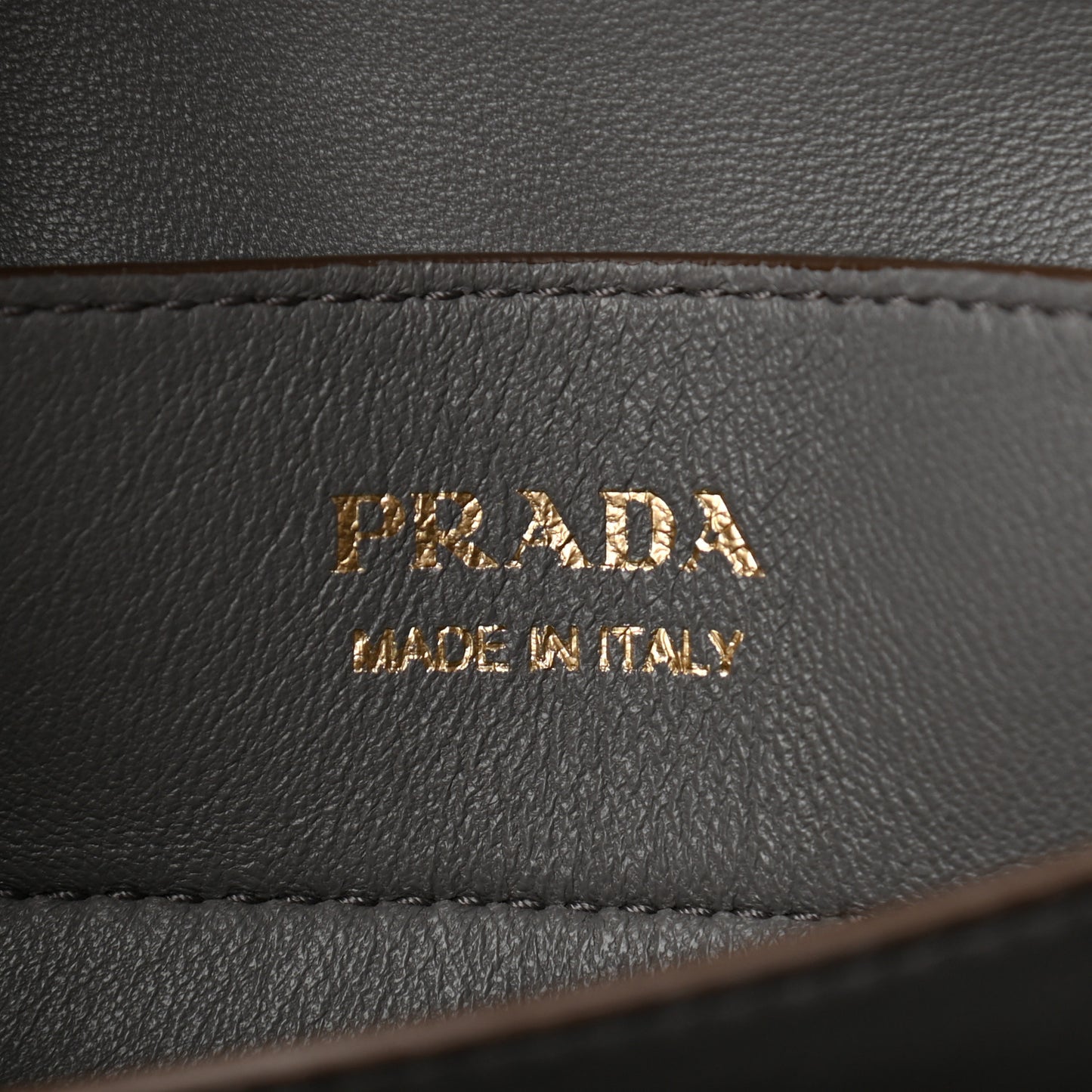 Saffiano Cuir Bi-Color Medium Double Bag Caramel Marmo