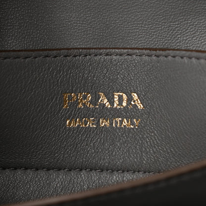 Prada Saffiano Cuir Bi-Color Medium Double Bag Caramel Marmo 5 of 8