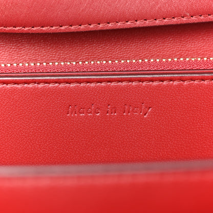 Celine Box Calfskin Medium Classic Box Flap Bag Red 7 of 16