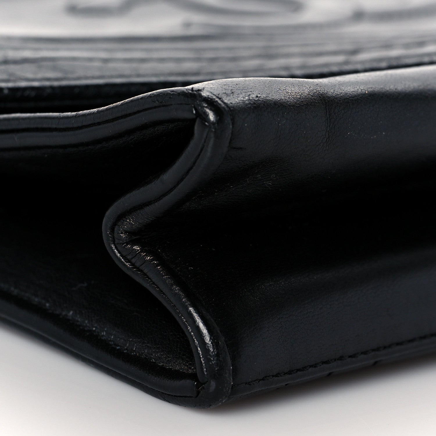 Chanel Lambskin CC Envelope Single Flap Black 9 of 13