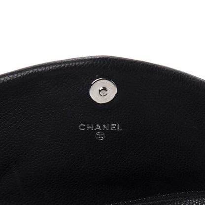 Chanel Caviar Half Moon Wallet On Chain WOC Black 8 of 12