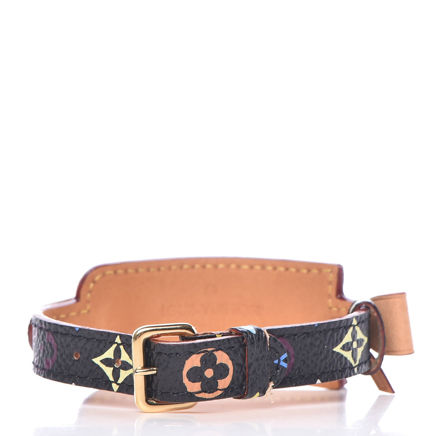 Louis Vuitton Monogram Multicolor Address Wish Bracelet Black 3 of 7