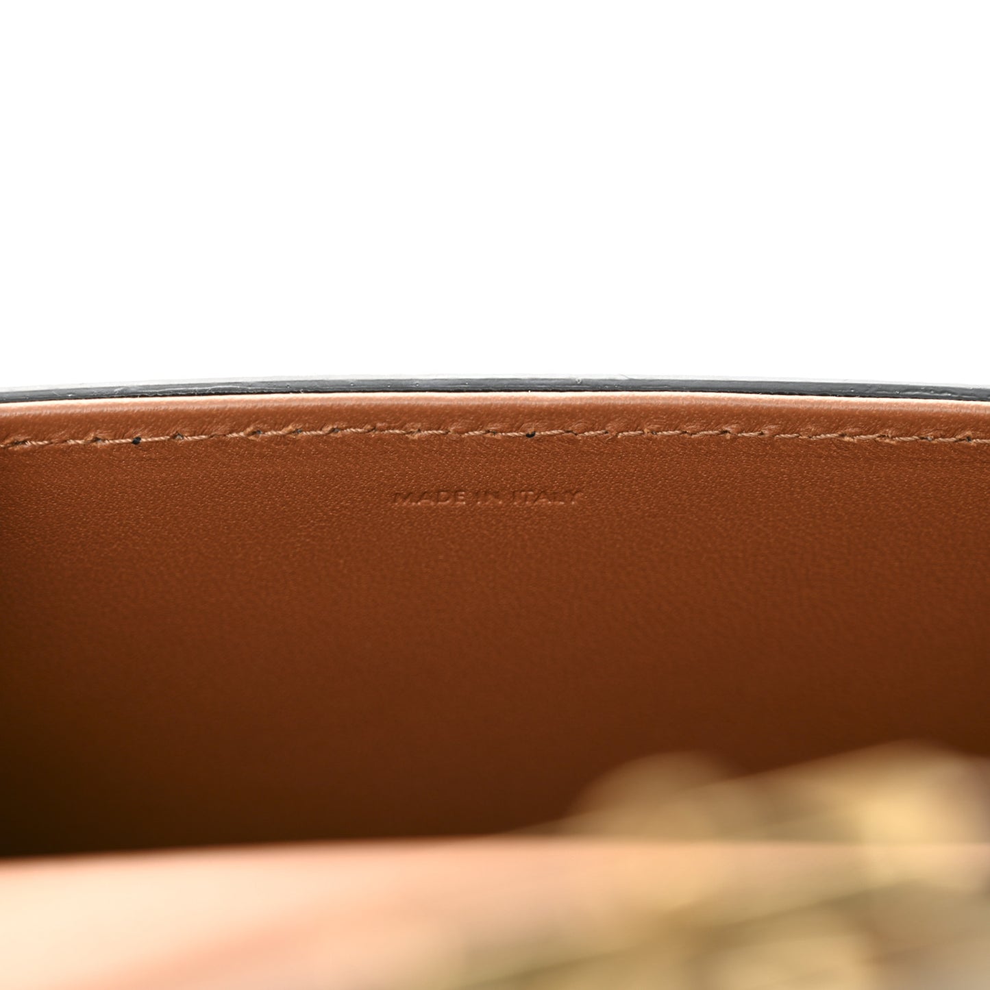 Canvas Calfskin Triomphe Box Top Handle Bag Tan