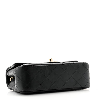 Chanel Lambskin Quilted Mini Rectangular Flap Black 4 of 11