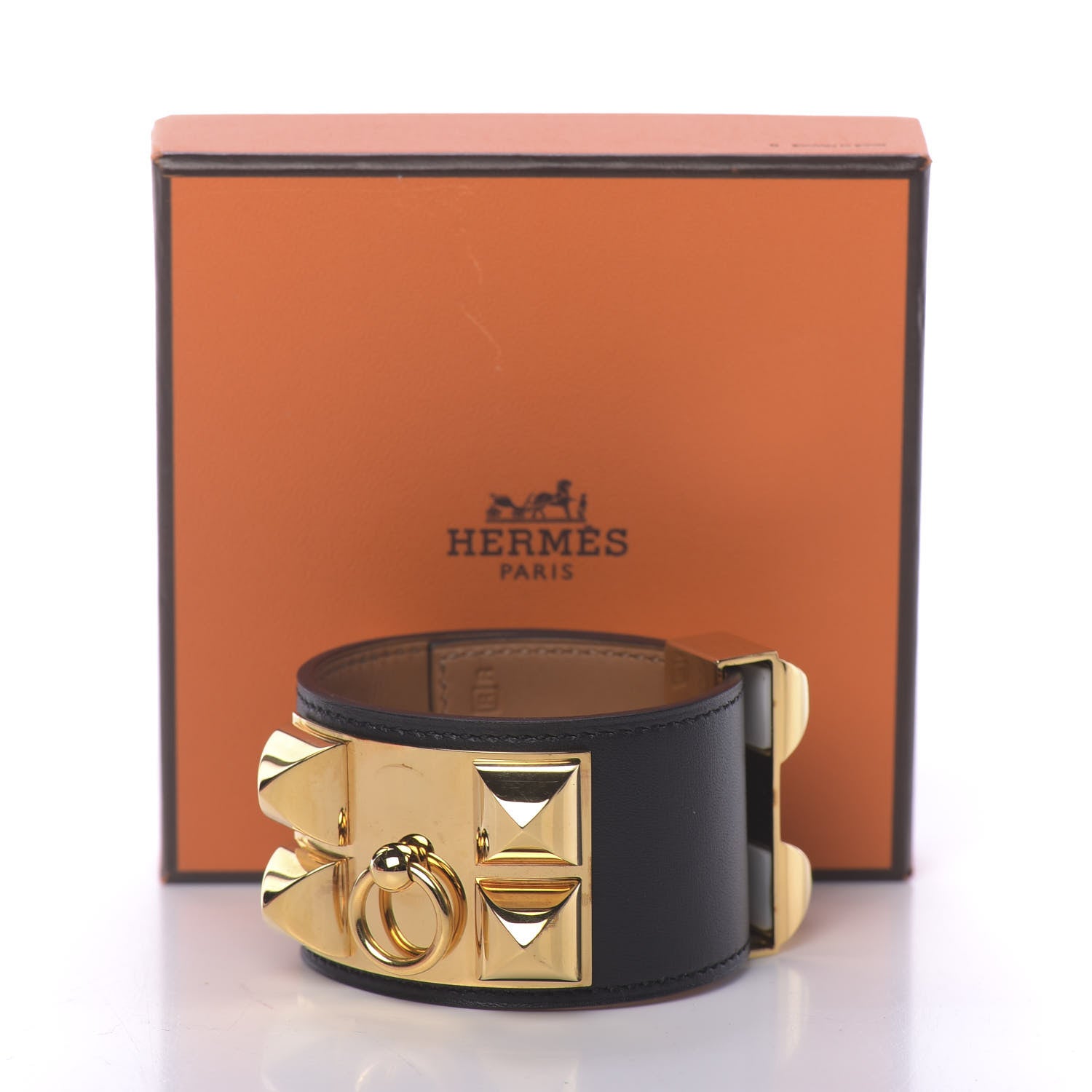 Hermes Chamonix Collier De Chien CDC Bracelet S Black 6 of 6