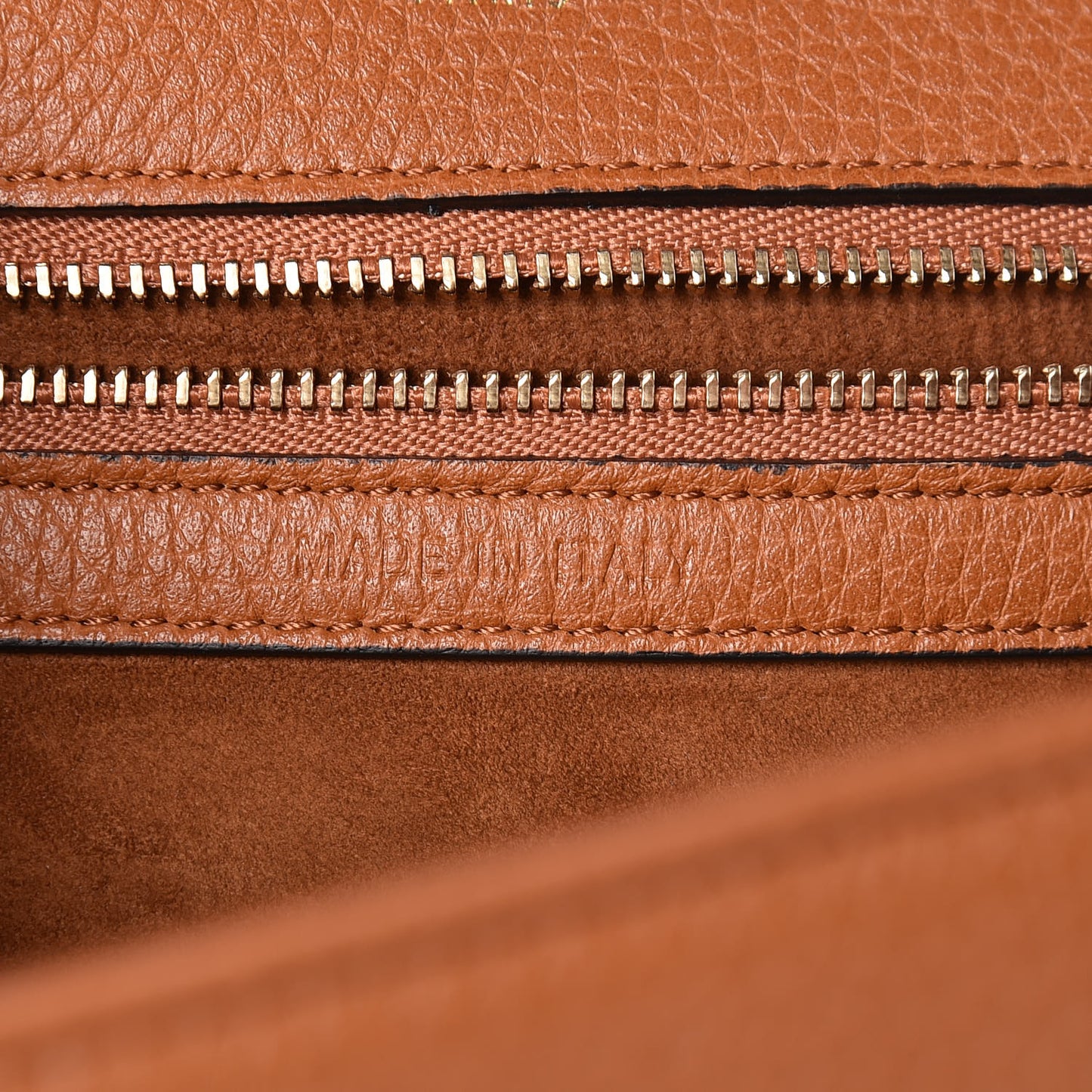 Grained Calfskin Medium Diorama Flap Bag Brown
