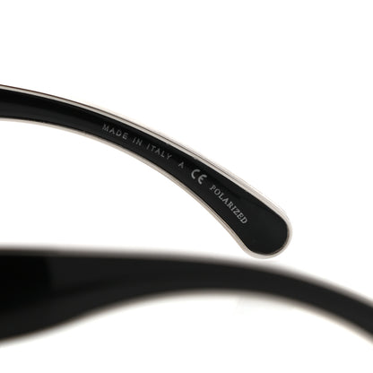 Chanel Acetate Polarized CC Cat Eye Sunglasses 5271-A Black 7 of 8