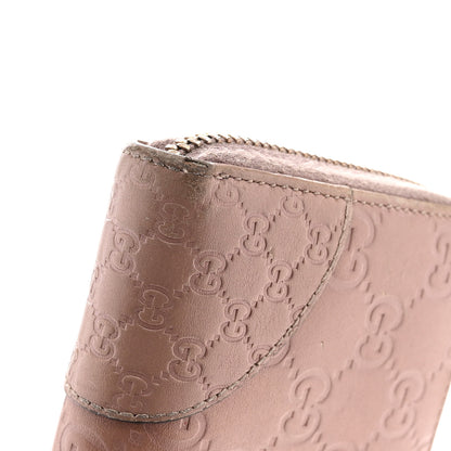 Gucci Guccissima Signature Microguccissima Bree Zip Around Wallet Pink 10 of 12