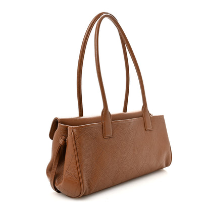 Chanel Grained Calfskin Stitched Urban Essentials Small Shopping Bag Camel 3 of 10