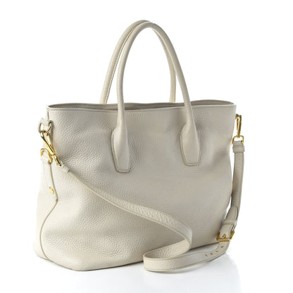 Prada Vitello Daino Tote Talco 4 of 11