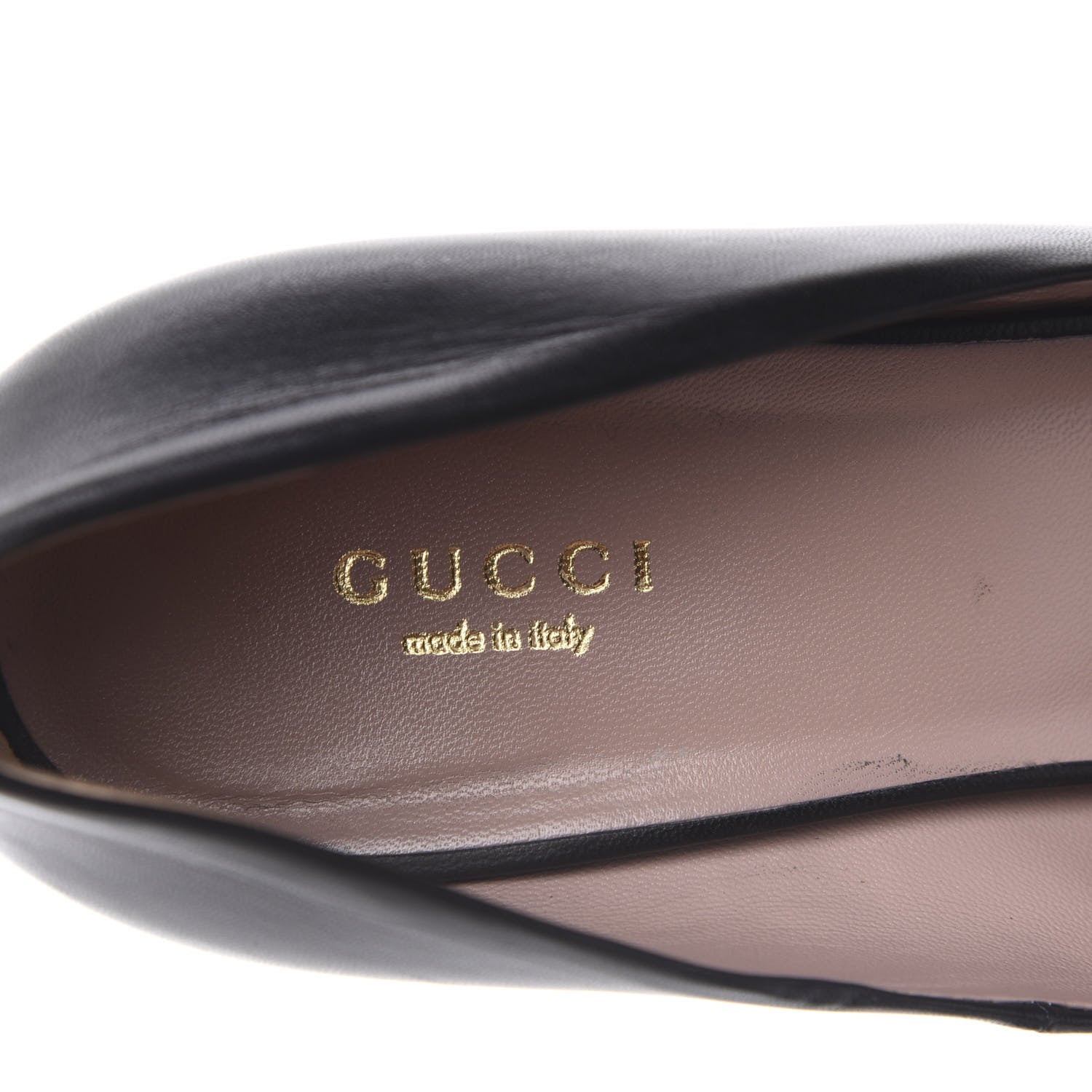 Gucci Malaga Kid Horsebit Peep Toe Pumps 40.5 Black 9 of 11