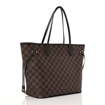 Louis Vuitton Damier Ebene Neo Neverfull MM Rose Ballerine 3 of 10