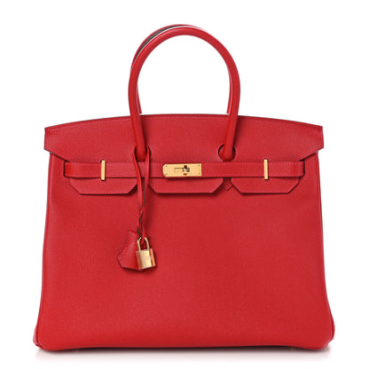 Hermes Epsom Birkin 35 Rouge Casaque 1 of 13