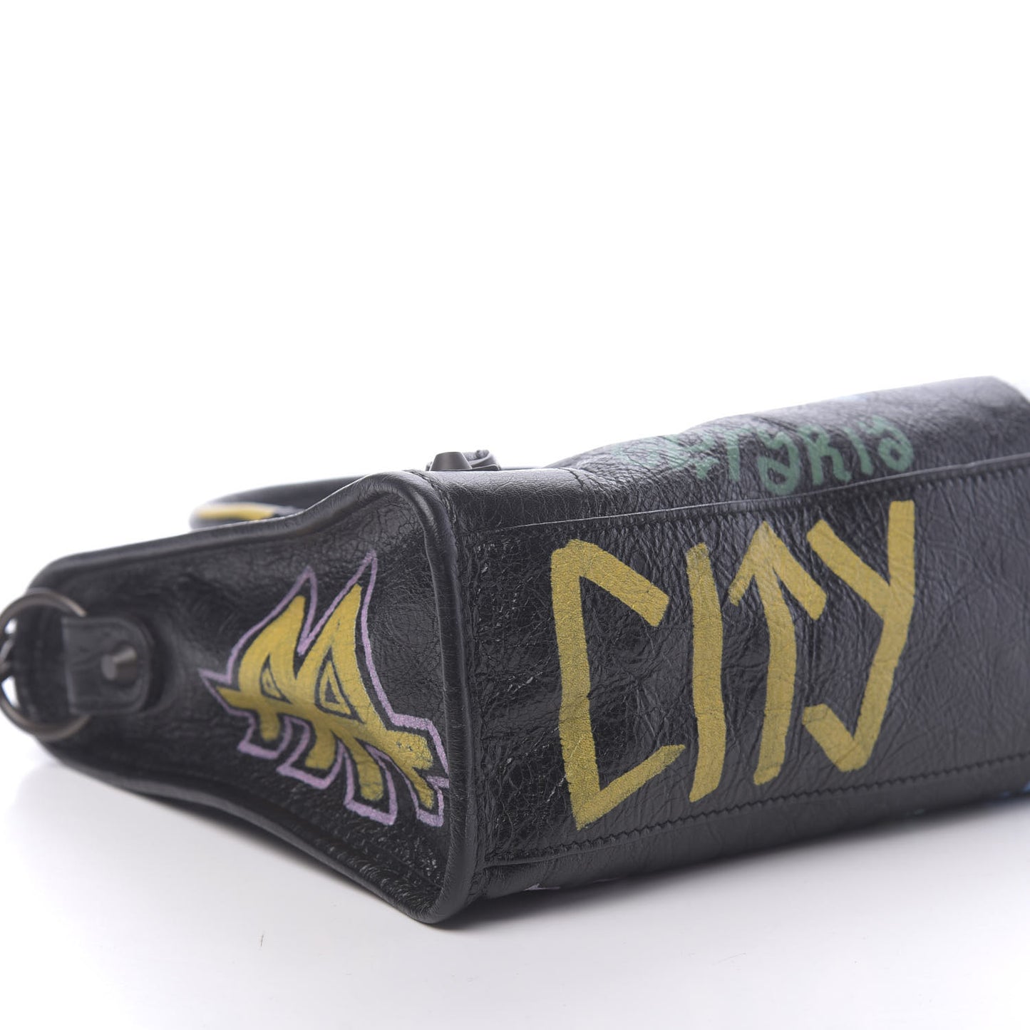 Agneau Graffiti All Over Classic Hardware S City Black Multicolor