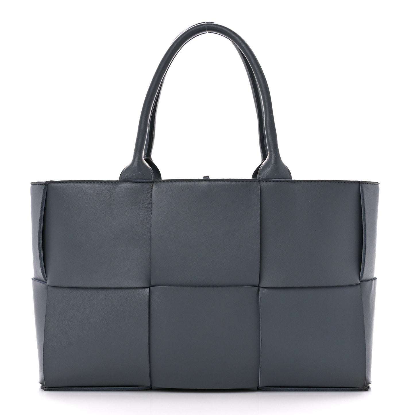 Nappa Intrecciato Small Arco Tote Thunder