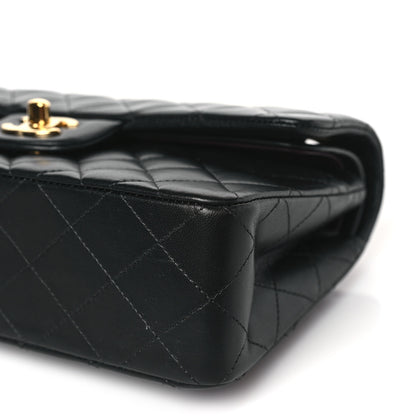 Chanel Lambskin Quilted Small Double Flap Black 9 of 10