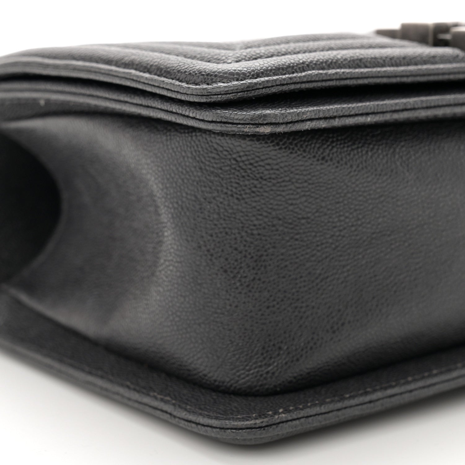Chanel Caviar Quilted Small Boy Flap Grey 9 of 10
