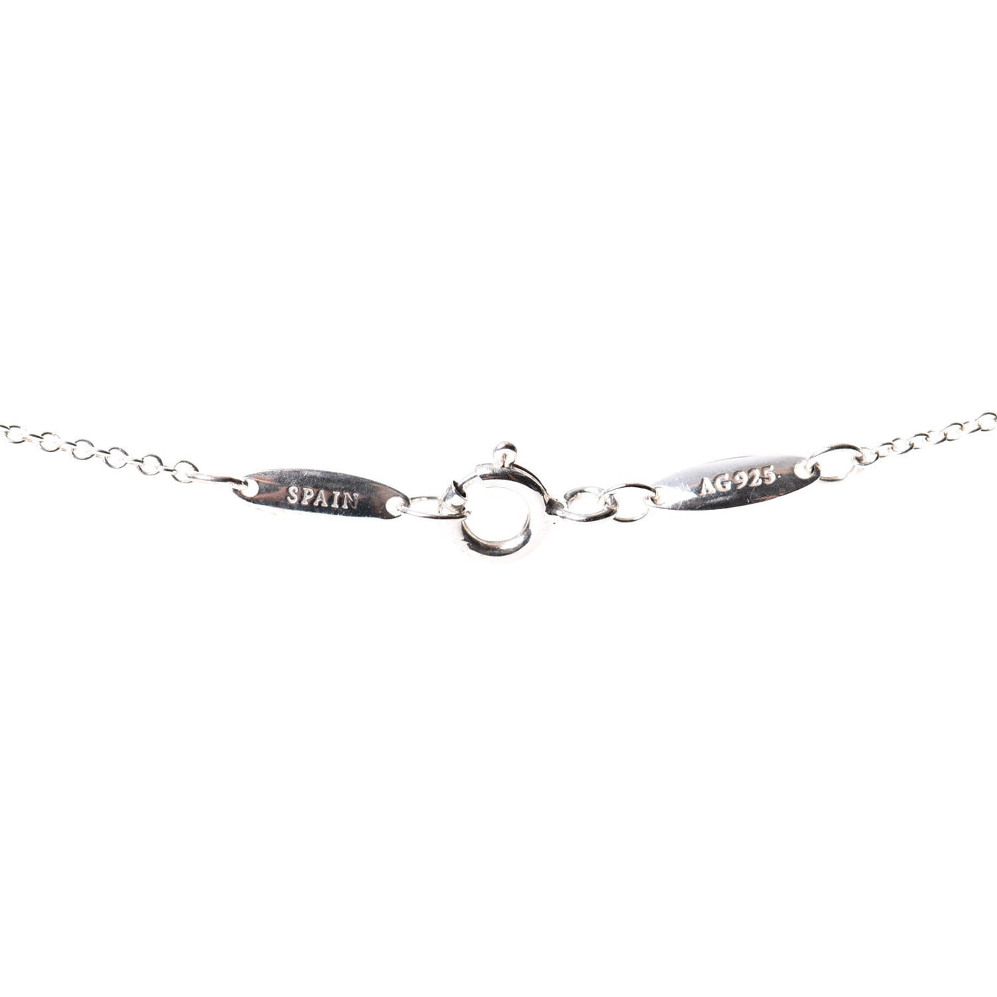 Sterling Silver 12mm Elsa Peretti Cross Pendant Necklace