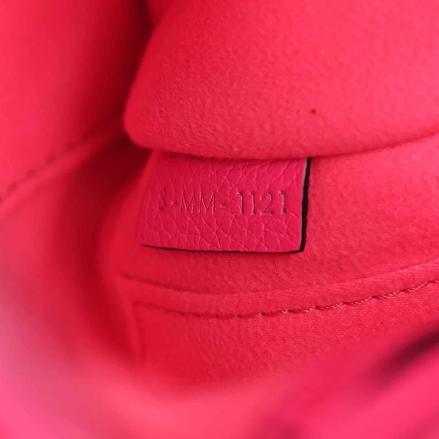 Celine Drummed Calfskin Nano Luggage Fluo Pink 7 of 11