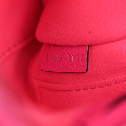 Celine Drummed Calfskin Nano Luggage Fluo Pink 7 of 11