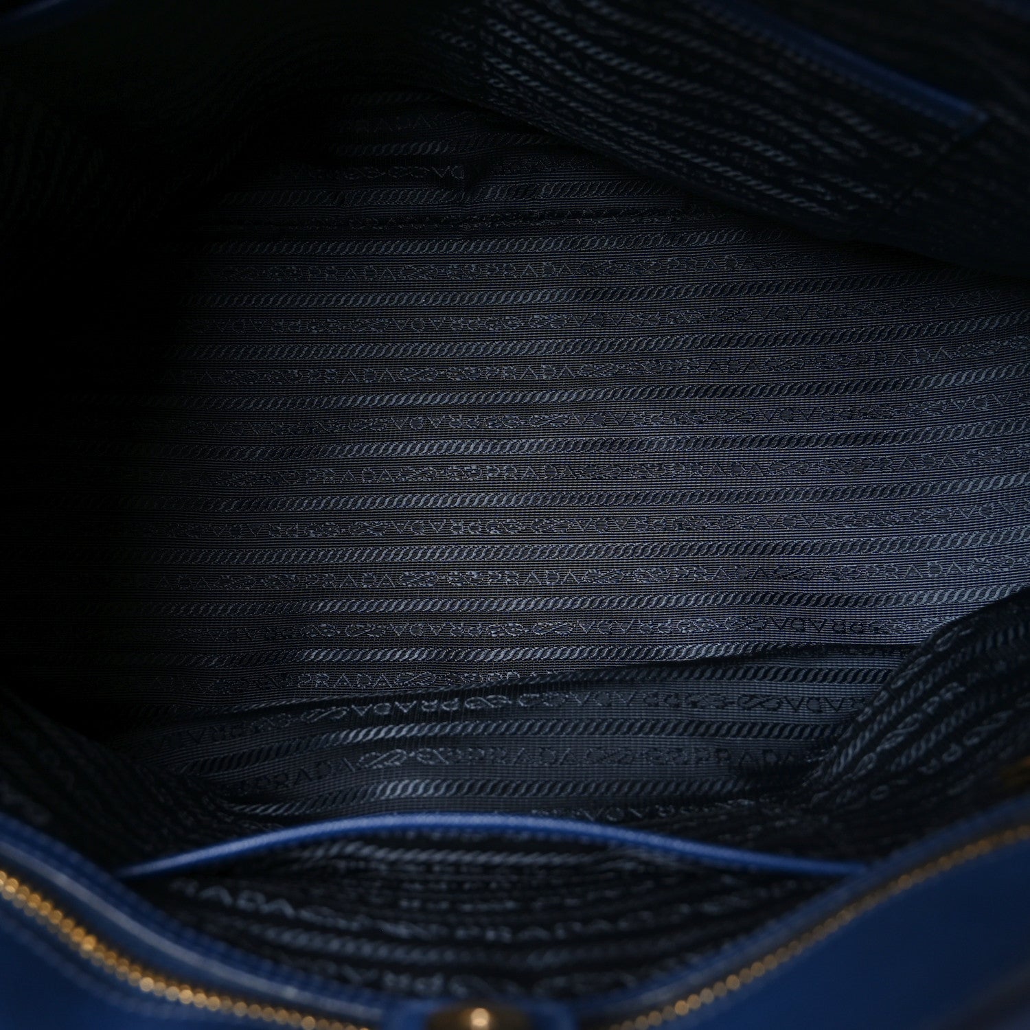 Prada Saffiano Large Galleria Double Zip Tote Bluette 5 of 9