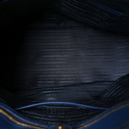 Prada Saffiano Large Galleria Double Zip Tote Bluette 5 of 9