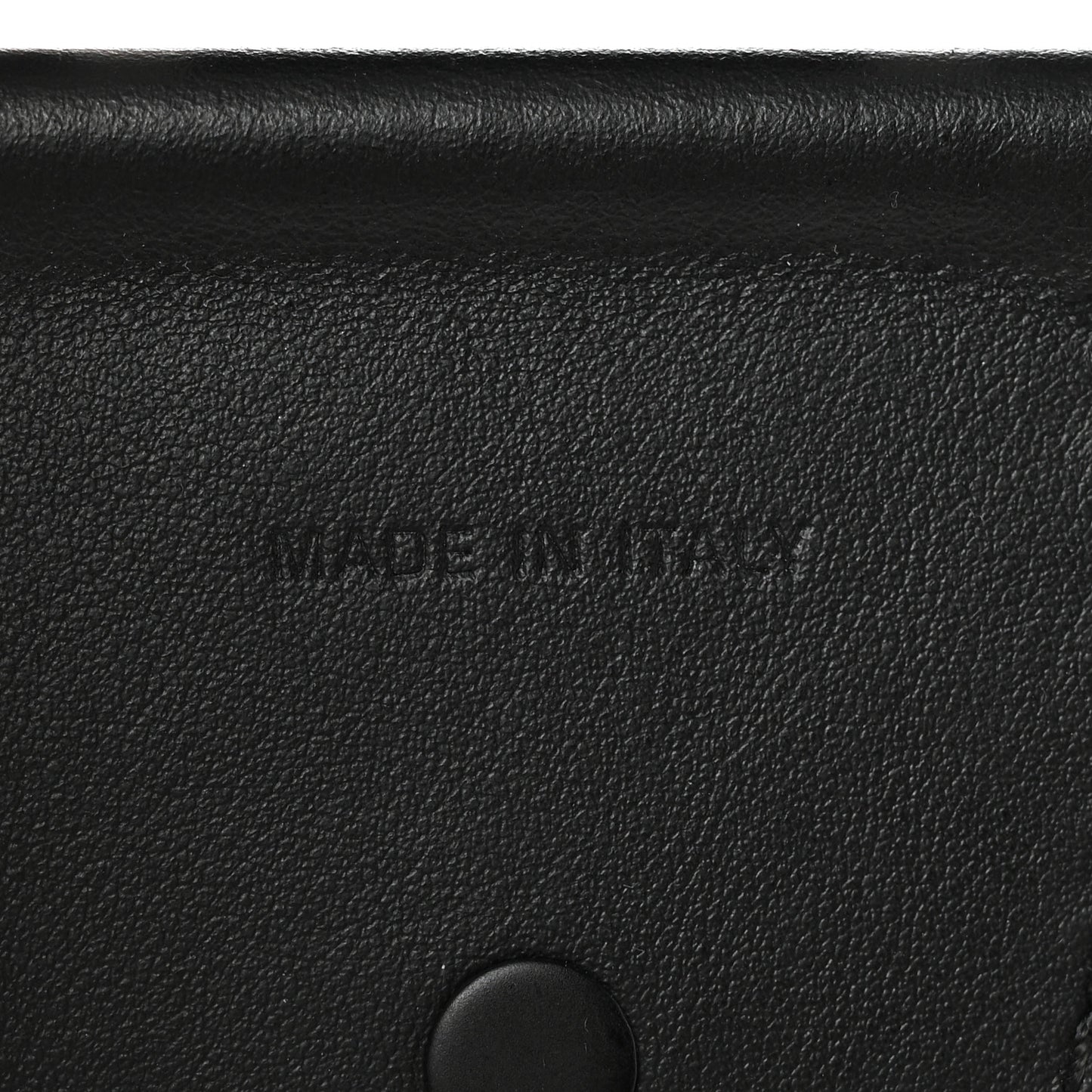 Canvas Embroidered Shoulder Strap Black Ultramatte