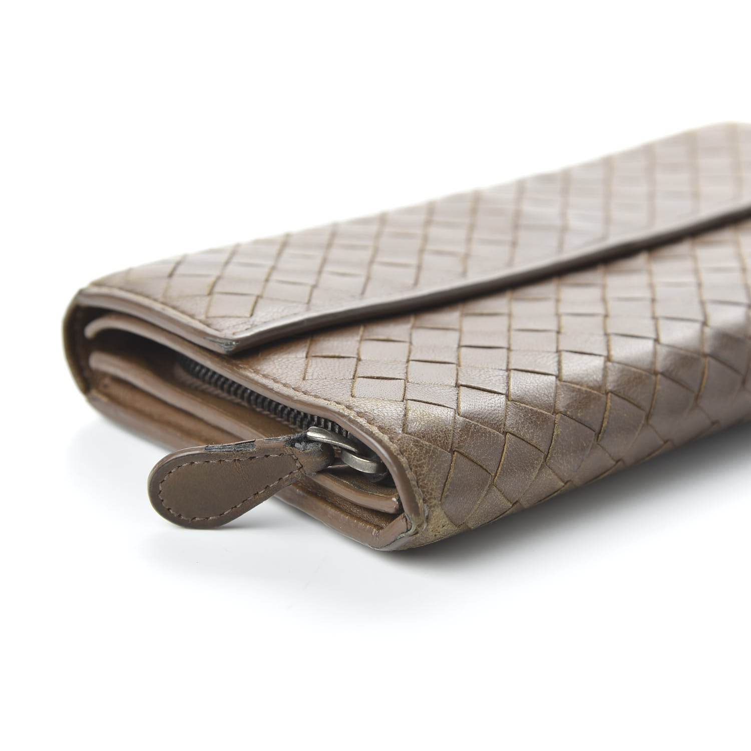 Bottega Veneta Nappa Intrecciato Continental Flap Wallet Ebano 6 of 10