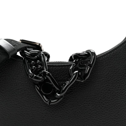 Christian Louboutin Calfskin Mini Loubila Chain Shoulder Bag Black 8 of 10