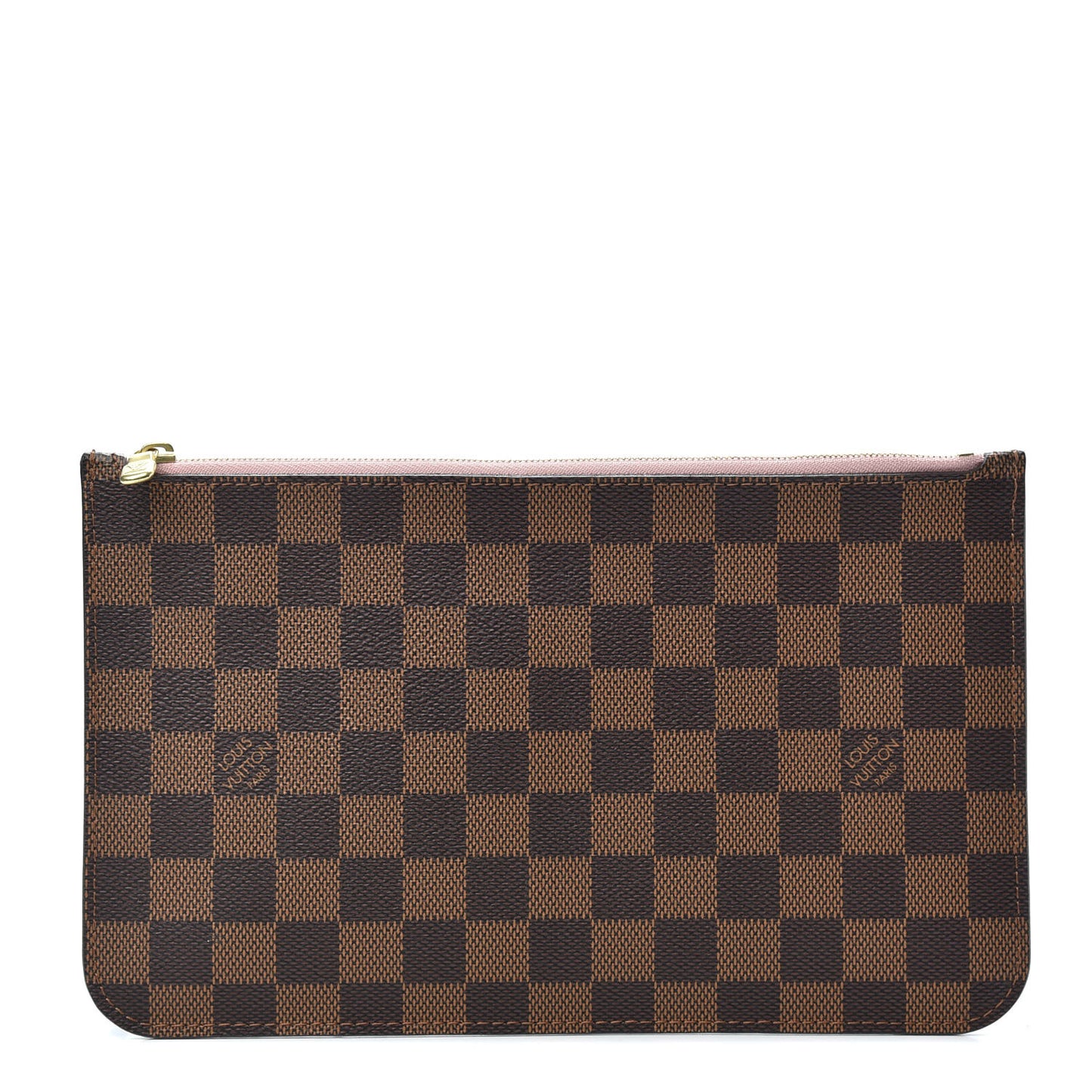 Damier Ebene Neverfull MM GM Pochette Rose Ballerine