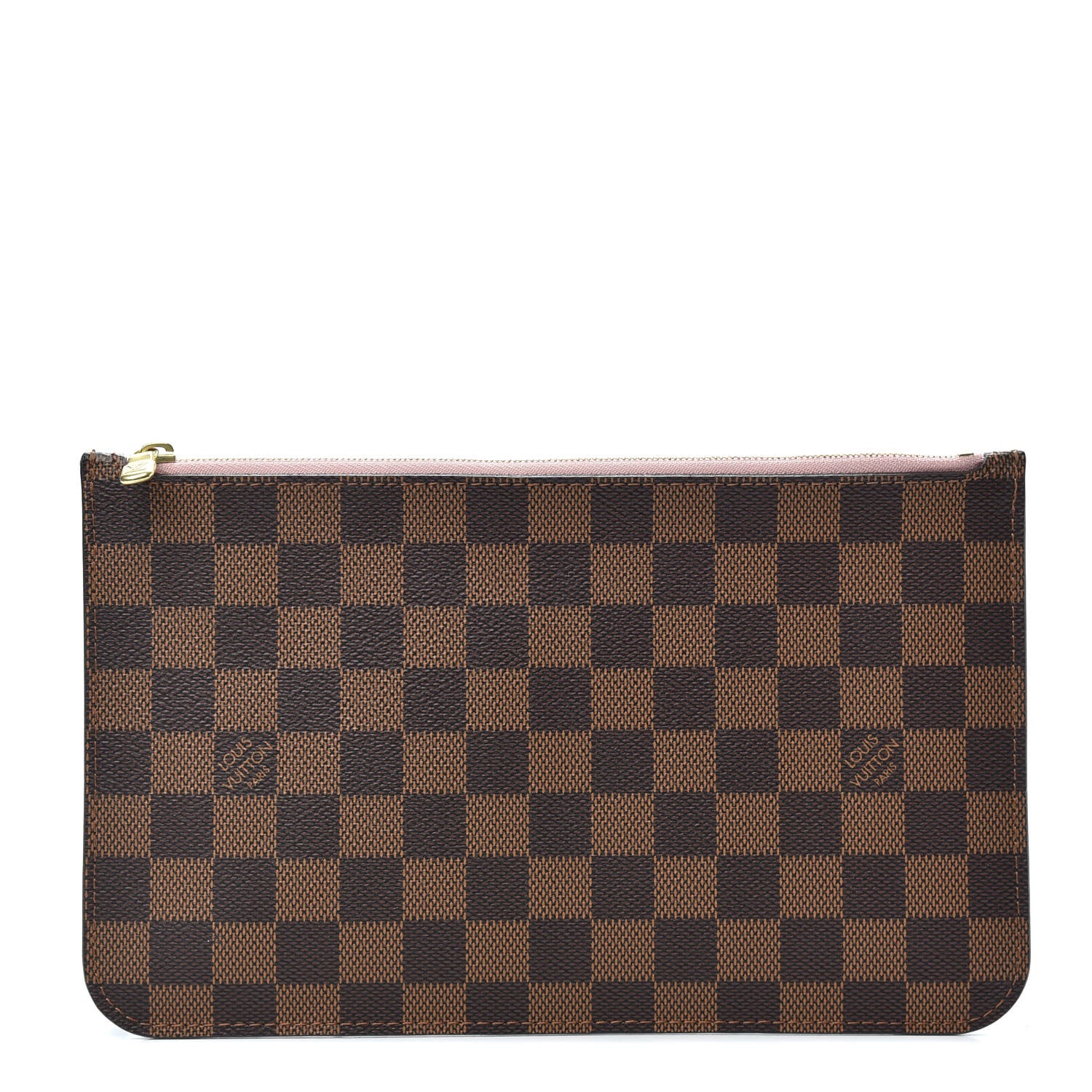 Louis Vuitton Damier Ebene Neverfull MM GM Pochette Rose Ballerine 1 of 7