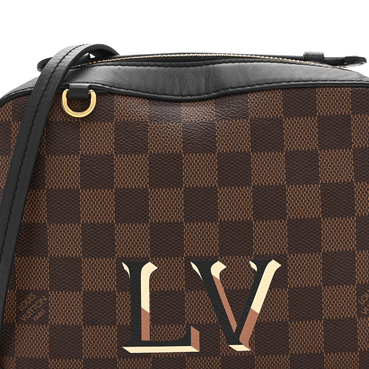 Louis Vuitton Damier Ebene Santa Monica Black 7 of 9