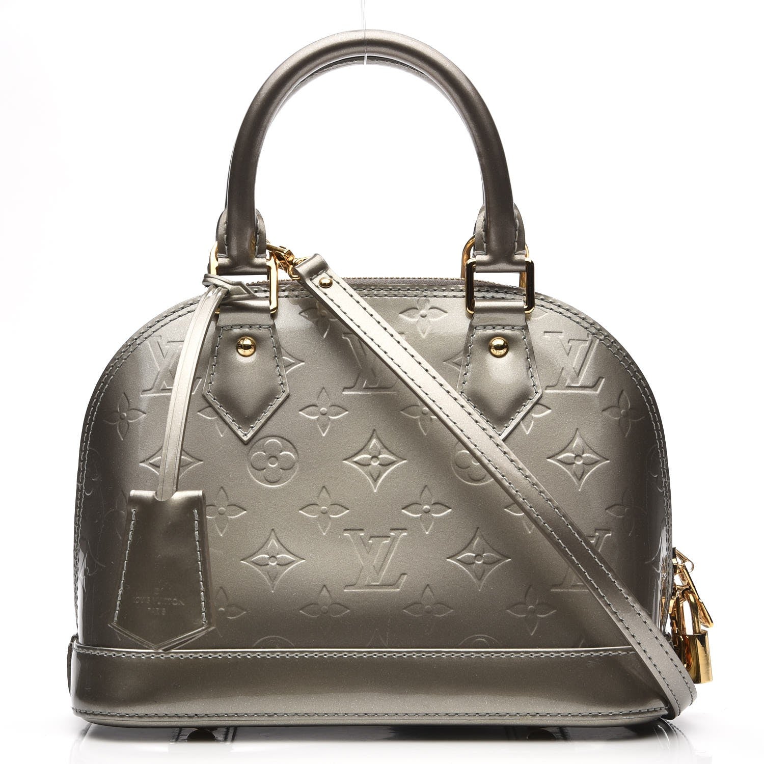 Louis Vuitton Vernis Alma BB Gris Art Deco 1 of 8
